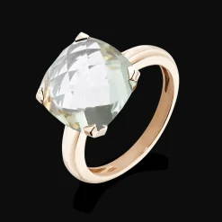 ring Poppy Blue Prasioliet